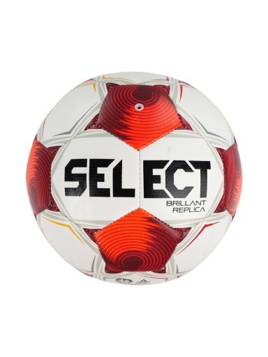 Select futbolo kamuolys Brillant Replica Betclic 1 Liga baltai raudonas 161391