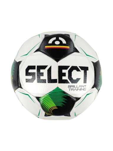 Select Brillant Training Veikkausliiga v25 futbolo kamuolys, II kokybės, baltas-žalias-juodas, 181169
