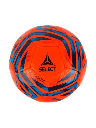 Select Classic v25 futbolo kamuolys, oranžinis-mėlynas, 160074