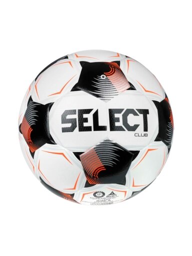 Select Club v26 FIFA Basic futbolas balta-juoda-oranžinė 1005643/120084