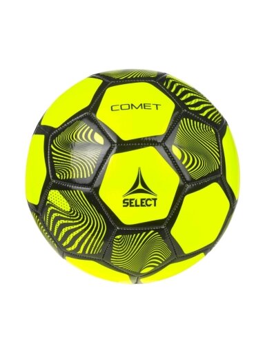 Select Comet futbolo kamuolys, geltonas-juodas, 161399