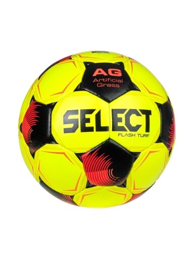 Select FB Flash Turf v26 Fifa Basic futbolo kamuolys, geltonas-raudonas, 365.A1N 110056