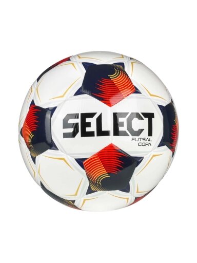 Select salės futbolo kamuolys FB Futsal Copa v26, baltas-raudonas, 320012