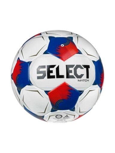 Select futbolo kamuolys FB Match v26 FIFA Basic, baltas-mėlynas-raudonas, 120078
