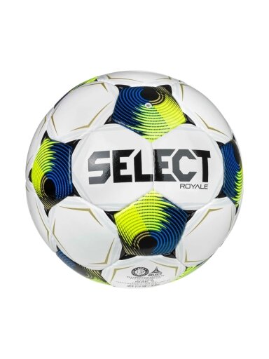 Select futbolo kamuolys FB Royale v26 FIFA Basic, baltas-mėlynas-geltonas, 110053