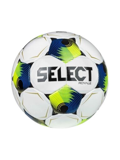 Select futbolo kamuolys FB Royale v26 FIFA Basic, baltas-mėlynas-geltonas, 110053