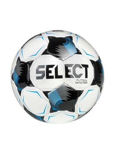 Select salės futbolo kamuolys Futsal Master FIFA Basic, baltas-juodas-mėlynas, 200953 310019