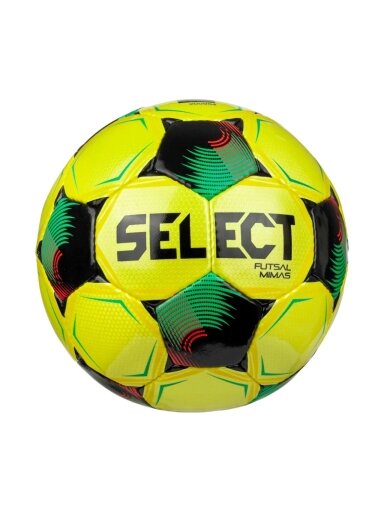 Select salės futbolo kamuolys Futsal Mimas v26 FIFA Basic, geltonas-juodas-žalias, 200954 310022