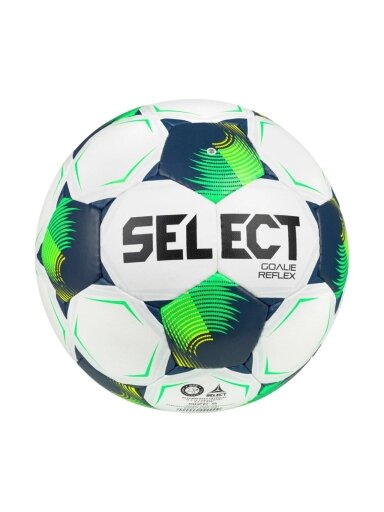 Select futbolo kamuolys Goalie Reflex v26 baltas-žalias 150052