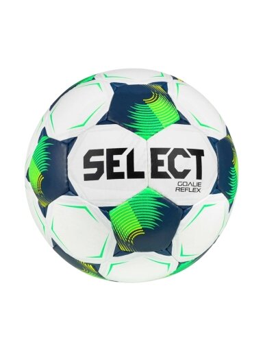 Select futbolo kamuolys Goalie Reflex v26 baltas-žalias 150052