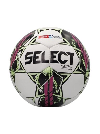 Football Select Hala Futsal Attack Fogo Ekstraklasa balta-rožinė-žalia 18673