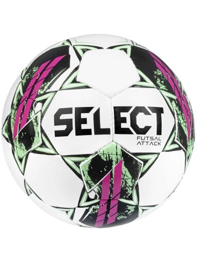 Football Select Hala Futsal Attack v22 balta ir rožinė 17622