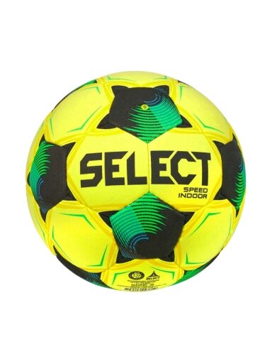 Select salės futbolo kamuolys Speed Indoor v26, geltonas-žalias, 140011
