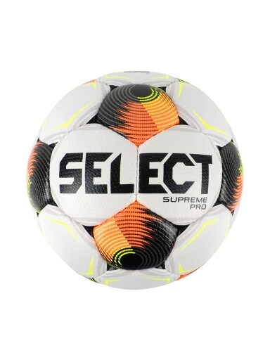 Select Supreme Pro FIFA Basic baltai-juodai-oranžinis futbolas 1001356/111148