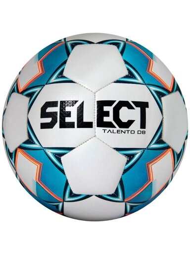 Select Talento DB 5 2022 futbolo kamuolys, baltas-mėlynas 17737