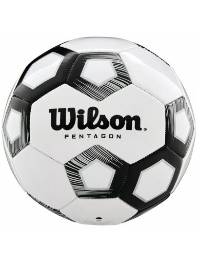 Wilson Pentagon SB BL futbolo baltas ir juodas WTE8527XB05