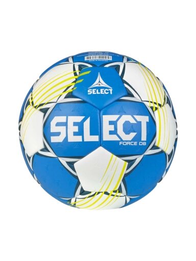 Select HB Force DB v25 oficialų EHF rankinio mėlyną ir baltą 210034