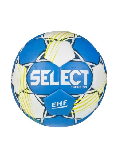 Select HB Force DB v25 oficialų EHF rankinio mėlyną ir baltą 210034
