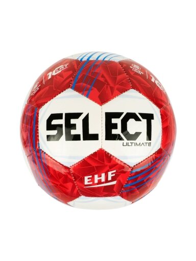 Select Ultimate Superliga v26 MINI rankinio kamuolys, raudonas-baltas, 441166