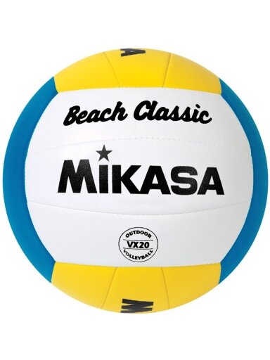 Mikasa tinklinio kamuolys VX20, baltas-mėlynas-geltonas