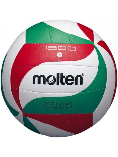 Molten V4M1500 balta-raudona-žalia tinklinis