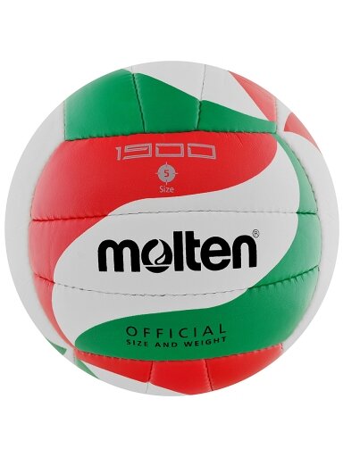 Molten V5M1900 balta-raudona-žalia tinklinis