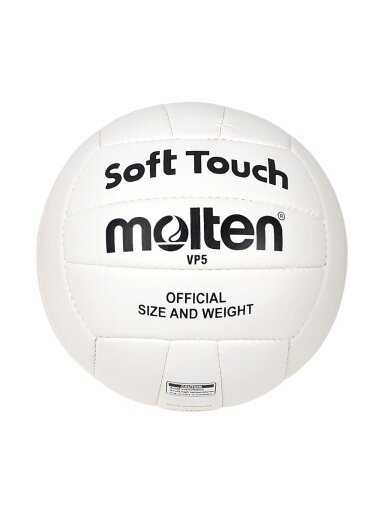 Molten VP5 Soft Touch tinklinio kamuolys baltas