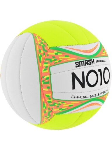 Tinklinio kamuolys NO10 Smash Green baltai žalias 56063 B