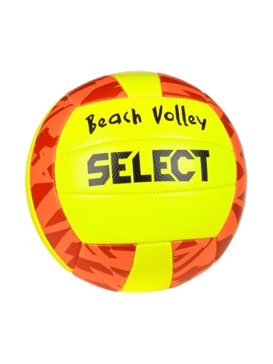 Select paplūdimio tinklinio kamuolys VB Beach Volley v25, geltonas-oranžinis, 400014