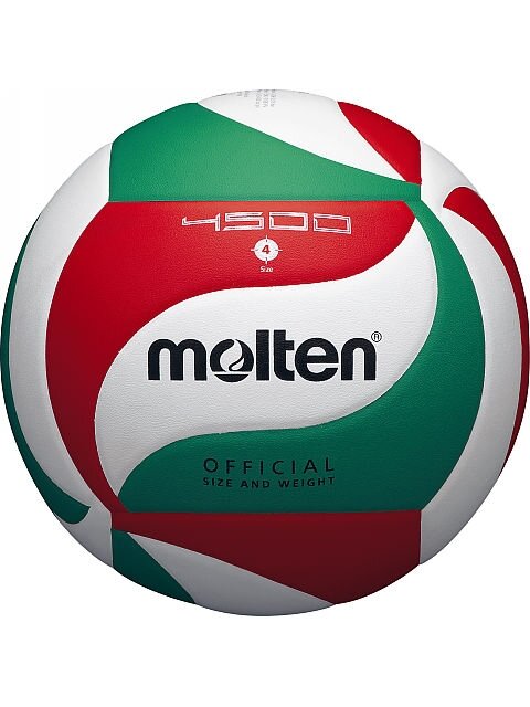 Molten V4M4500 balta-raudona-žalia tinklinis Molten V4M4500 balta-raudona-žalia tinklinis