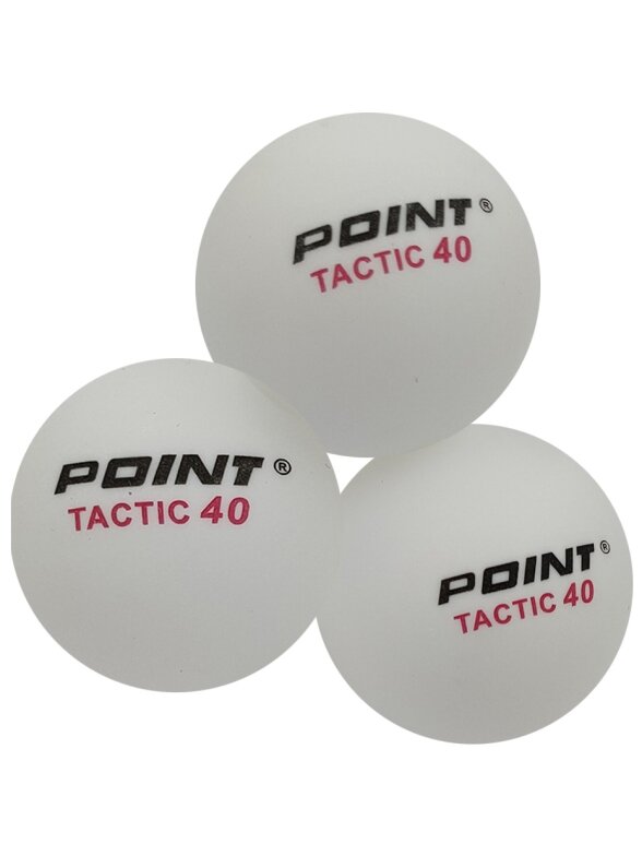 Piłeczki do ping ponga Point Tactic białe 10 szt