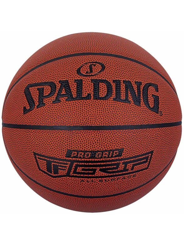 Spalding Pro Grip krepšinio kamuolys rudas 76874Z Spalding Pro Grip krepšinio kamuolys rudas 76874Z