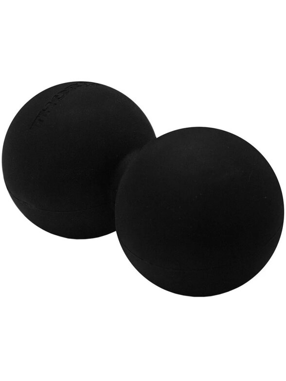 Thorn Fit Lacrosse kamuolys dvigubas juodas guminis kamuoliukas
