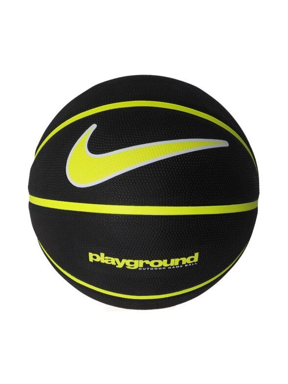 Nike Everyday Playground 8p Deflated krepšinio kamuolys juodai-limettinis Nike Everyday Playground 8p Deflated krepšinio kamuolys juodai-limettinis