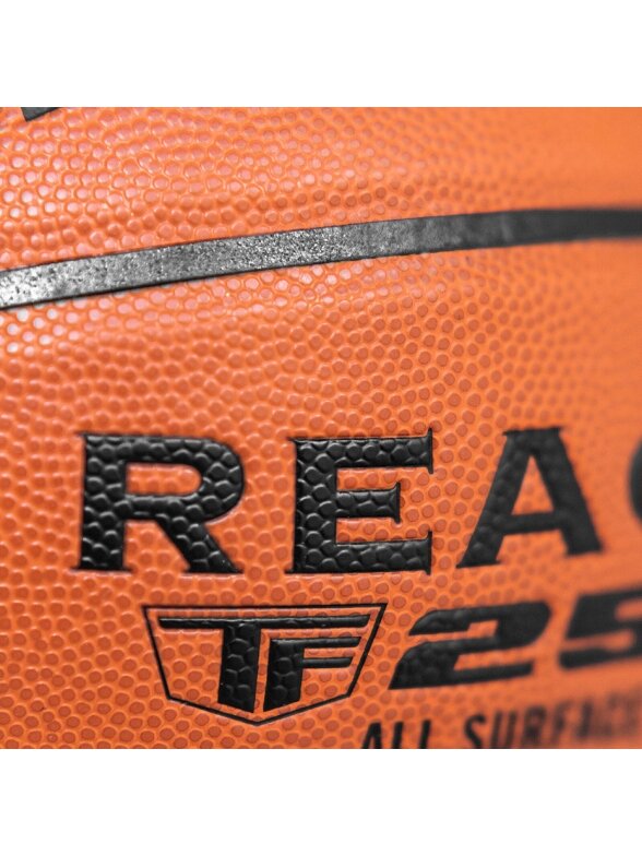 Spalding React TF-250 krepšinis, 7 dydis, rudas 76801Z 3 Spalding React TF-250 krepšinis, 7 dydis, rudas 76801Z 3