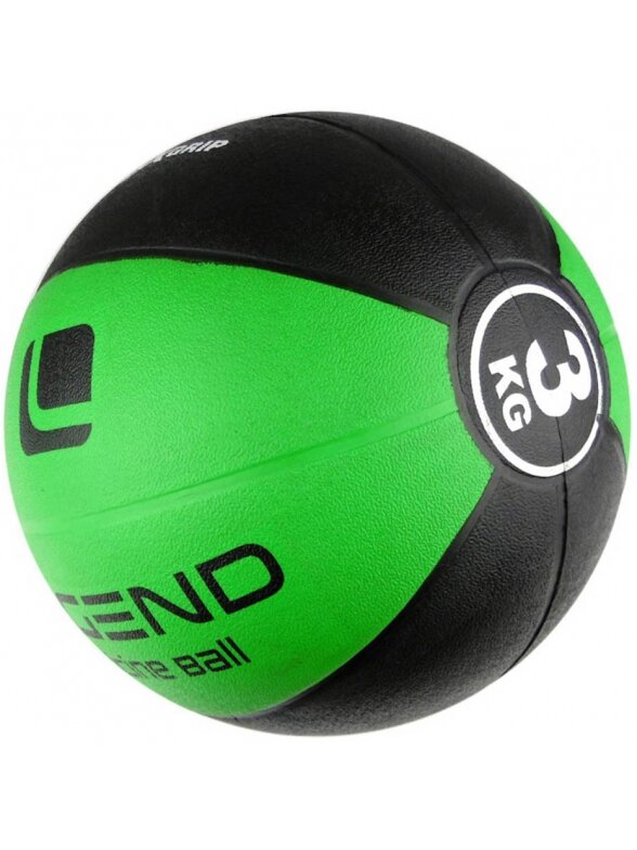 Legend Sport Medicininis kamuolys Legend Cellular 3 kg žaliai juodas 2