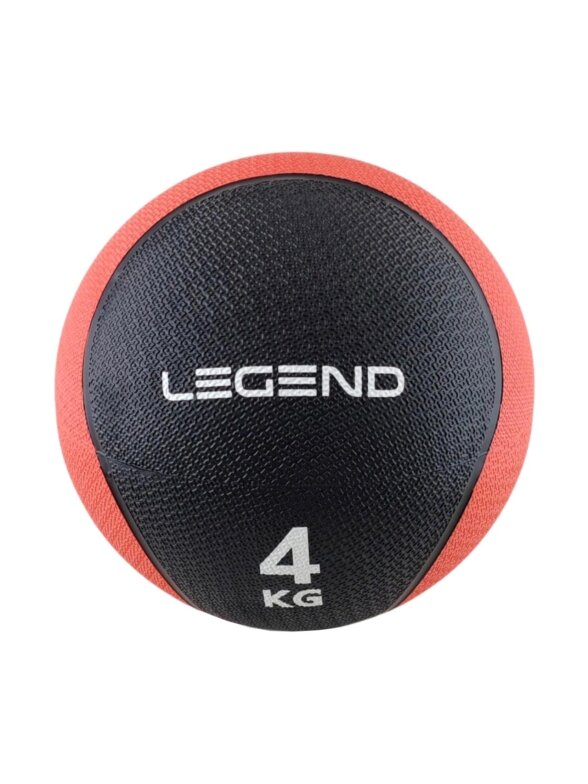 Legend Cellular medicinos kamuolys 4kg juodos ir raudonos spalvos