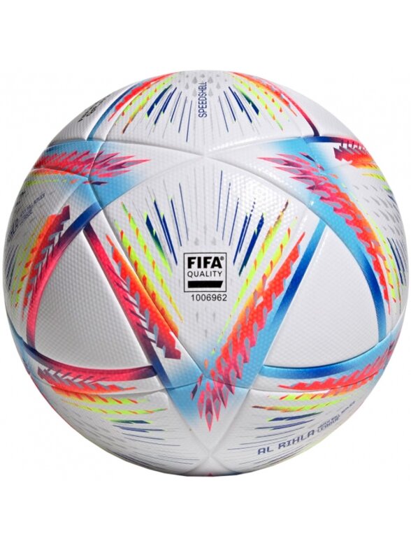 ADIDAS futbolo kamuolys Al Rihla League Ball H57782 White/Pantone 1