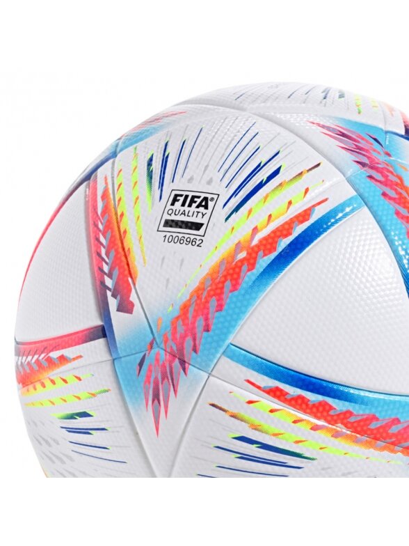 ADIDAS futbolo kamuolys Al Rihla League Ball H57782 White/Pantone 3
