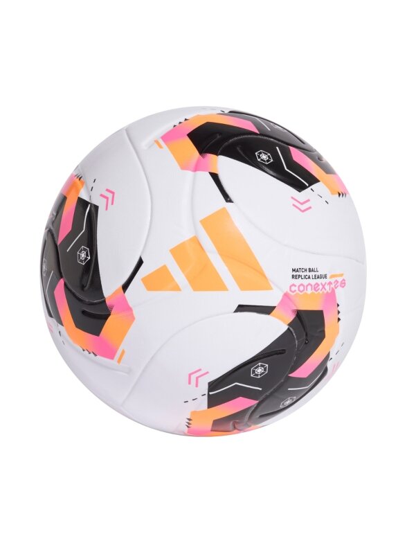 adidas Conext 26 League futbolo kamuolys baltas-juodas-oranžinis KE5865