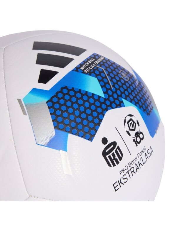 Futbolo kamuolys Adidas Ekstraklasa 26/27 Treniruotės balta ir mėlyna KE5152 2 Futbolo kamuolys Adidas Ekstraklasa 26/27 Treniruotės balta ir mėlyna KE5152 2