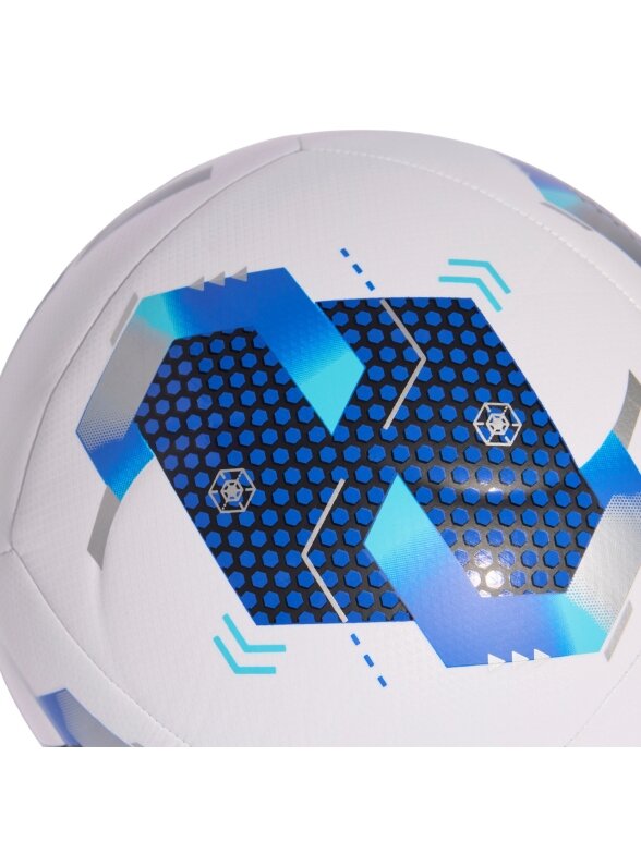 Futbolo kamuolys Adidas Ekstraklasa 26/27 Treniruotės balta ir mėlyna KE5152 3