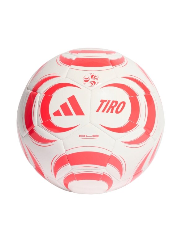 adidas Tiro Club futbolo kamuolys balto-oranžinis JW1531 adidas Tiro Club futbolo kamuolys balto-oranžinis JW1531
