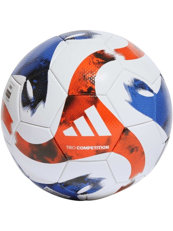 Adidas Tiro Competition futbolas balta-mėlyna-raudona HT2426 2 Adidas Tiro Competition futbolas balta-mėlyna-raudona HT2426 2