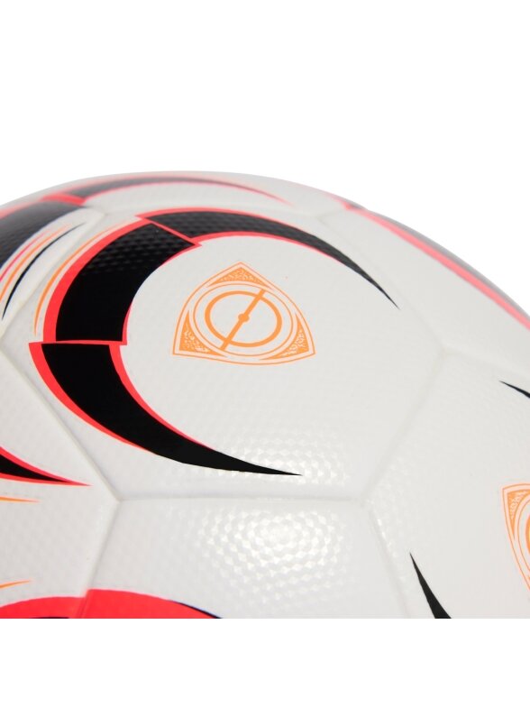 adidas Tiro League futbolo kamuolys balta-juoda-oranžinė KA5263 3