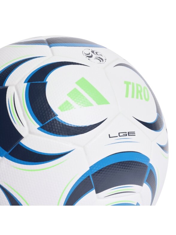 Adidas Tiro League futbolo kamuolys balto-tamsiai mėlynas KA5262 2