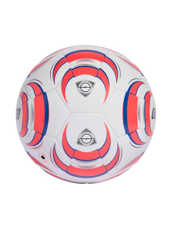 Adidas Tiro League J290 futbolo kamuolys vaikams, baltas/oranžinis JW1527 1 Adidas Tiro League J290 futbolo kamuolys vaikams, baltas/oranžinis JW1527 1