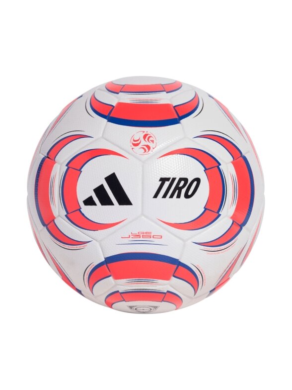Adidas Tiro League J350 futbolas, baltas ir oranžinis JW1525 Adidas Tiro League J350 futbolas, baltas ir oranžinis JW1525
