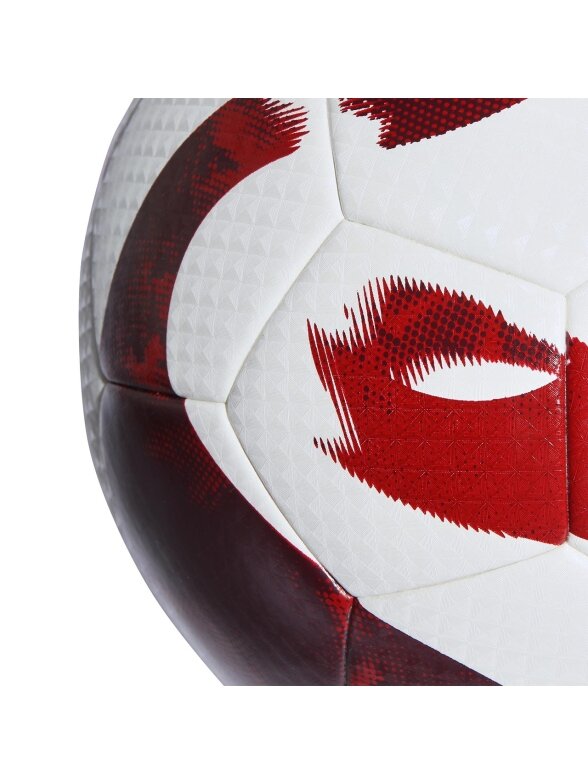 Adidas Tiro League Thermally Bonded futbolas baltai raudonas HZ1294 3
