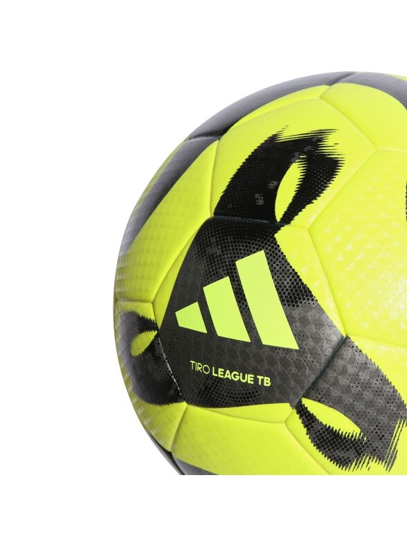 Adidas Tiro League Thermally Bonded futbolo geltona-juoda HZ1295 2 Adidas Tiro League Thermally Bonded futbolo geltona-juoda HZ1295 2